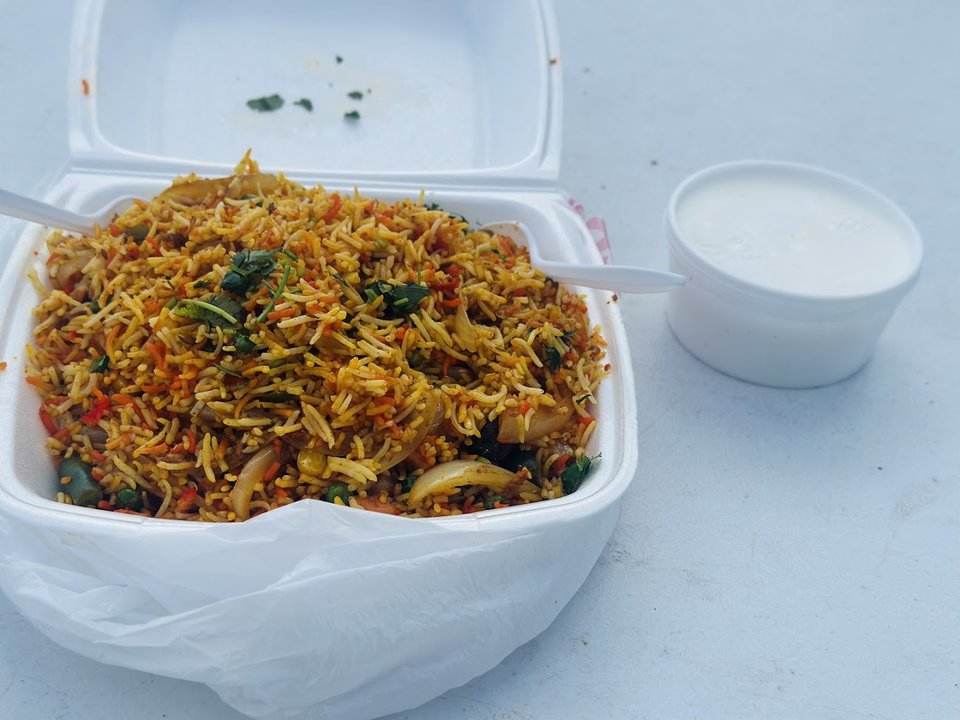 Sandhu Punjabi Dhaba storefront in Lost Hills.